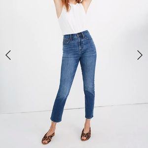 Madewell Perfect Vintage Crop Jean in Cassie Wash Size 30